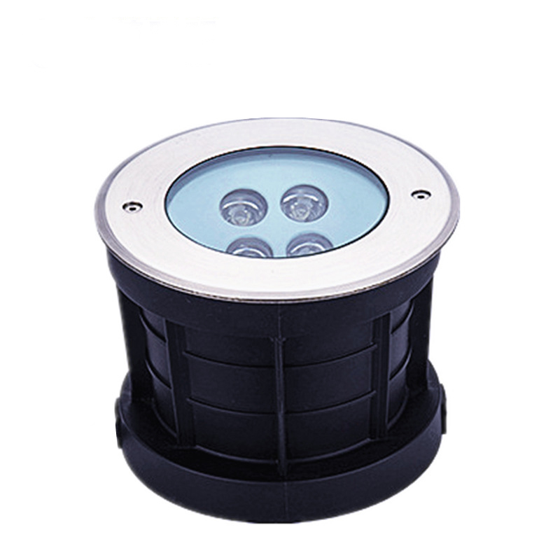 Polarized Light Project Buried Lamp Lawn Square Projection Lamp Round Side Illuminating Embedded Buried Lamp
