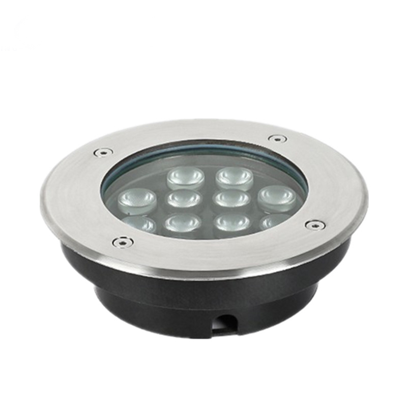 Outdoor Ultra-thin Waterproof Buried Lamp Outdoor Courtyard  Lawn Square Lamp Short  Embedded Buried Spotlight