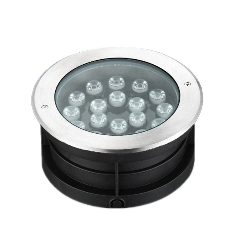 LED underwater lights and in - ground lights, 18W pool spotlights, colorful pool floor lights, embedded fish pond landscape underwater lights