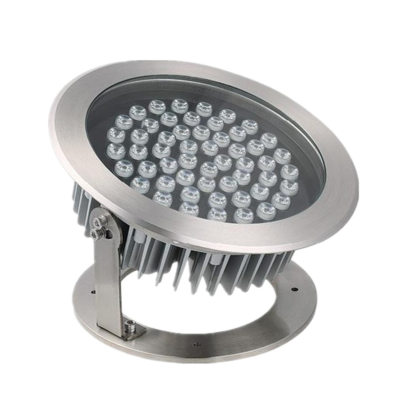 Engineering luxury - style pool fountain, 18W landscape spotlight, colorful LED fish pond light, 60W 304 stainless - steel underwater light