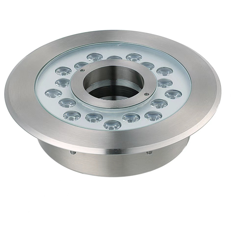 Energy - saving 6W, 9W, 12W, 15W, 18W LED all - stainless - steel fountain lights, externally - controlled DMX512 colorful pool lights with IP68 protection grade