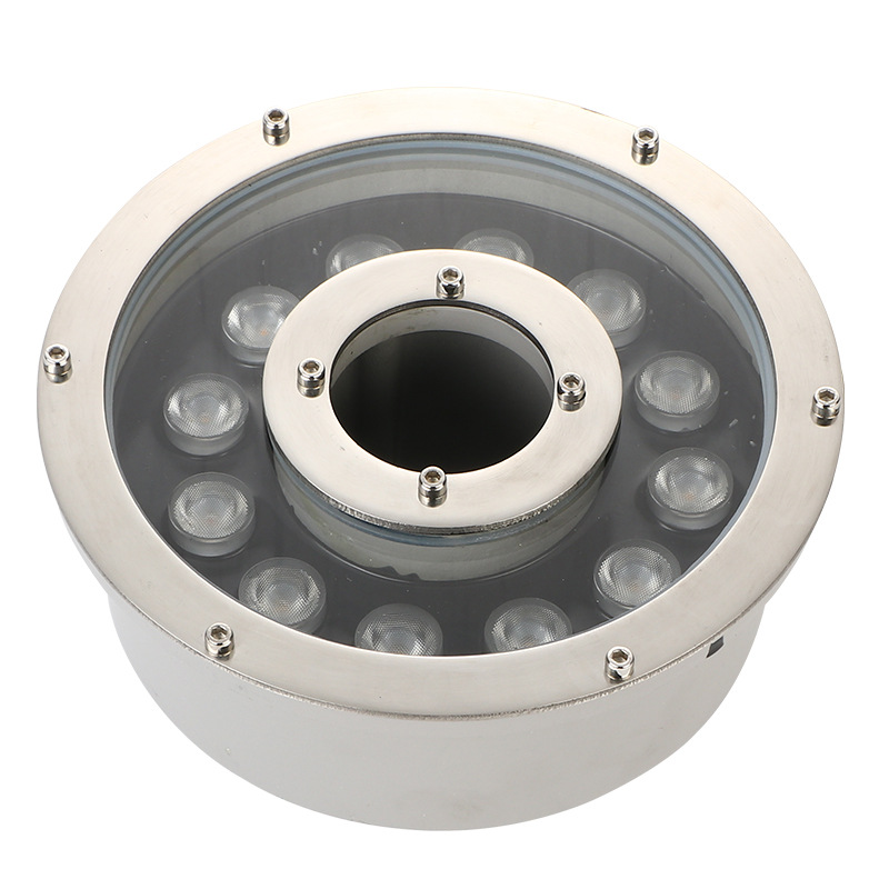 LED Fountain Lights, LED Spring Lights, RGB Colorful Landscape Pool Lights, 12V/24V Stainless Steel Underwater Pool Lights