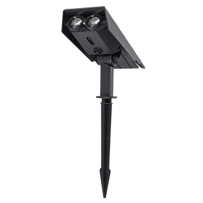 Solar lawn lights, ground - inserted lights, outdoor tree - illuminating lights, courtyard landscape lights, garden greening lights, owl - shaped ground - inserted lights