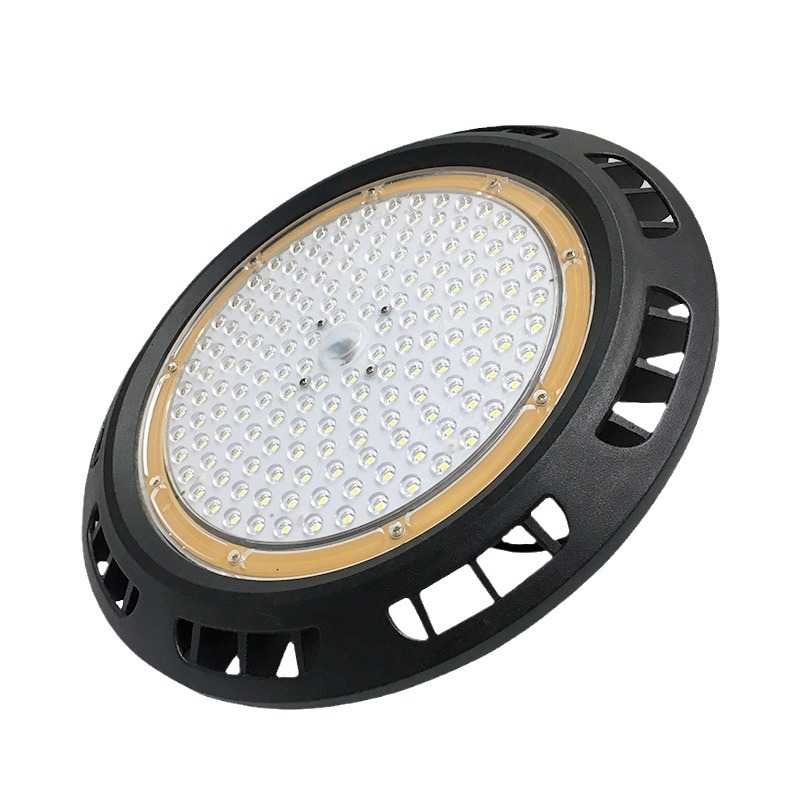 UFO high bay light, 150W. It is a kind of warehouse and gas station light, also a special light for factory workshops and cold storage, which is in the shape of a flying saucer.